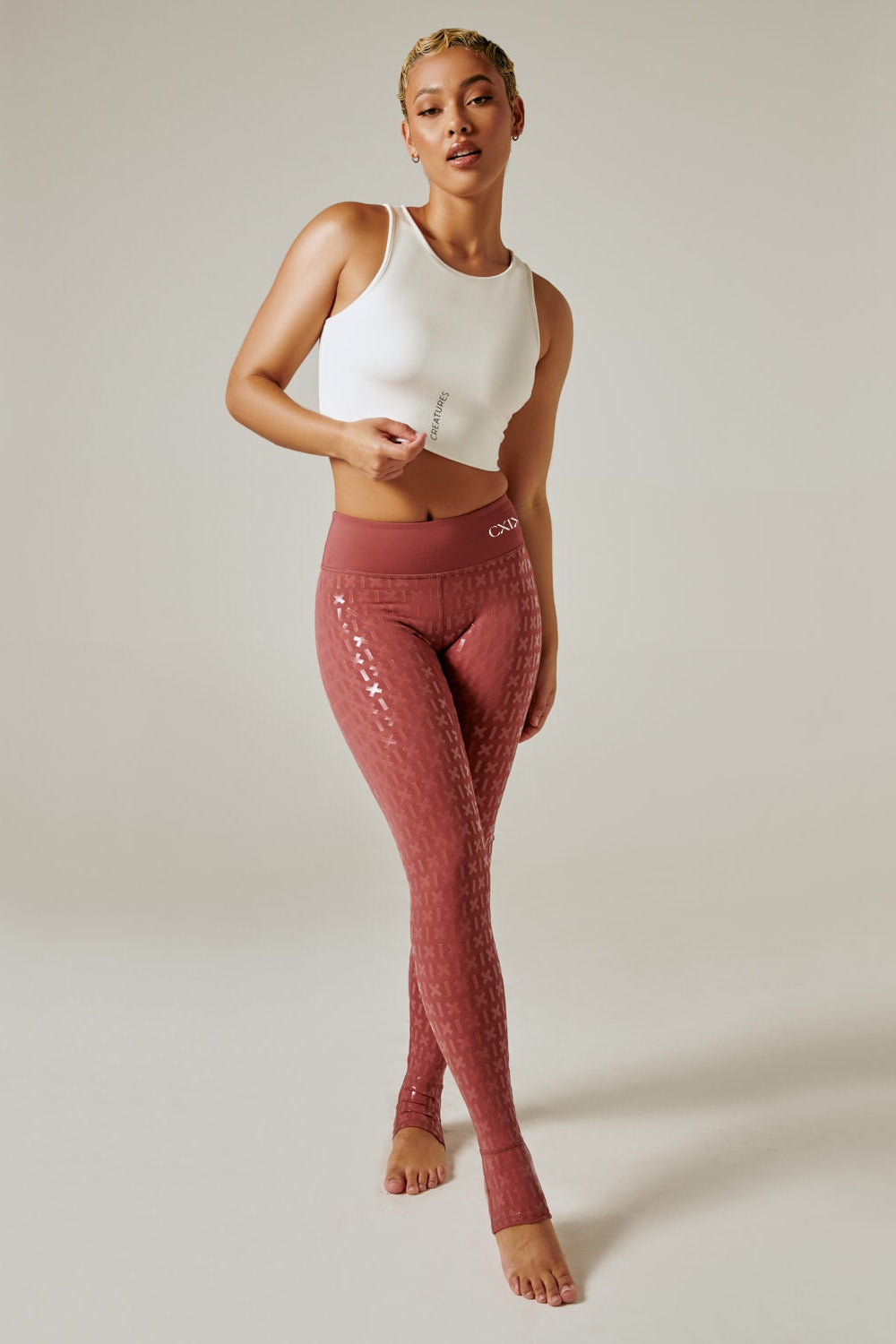 Gecko Grip™ Leggings: Mauve – CXIX