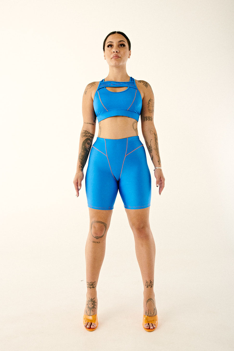 Haley Biker Shorts - Blue
