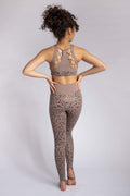 Gecko Grip™ Leggings: Dusky Leopard leggings