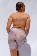 Heavenly Mesh Biker Short - Summer Skies Shorts