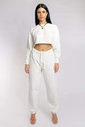 Oversized Jogger Bottoms - Ecru Jogger bottoms