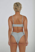The Hills Raree Top - Ribbed Light Grey Top