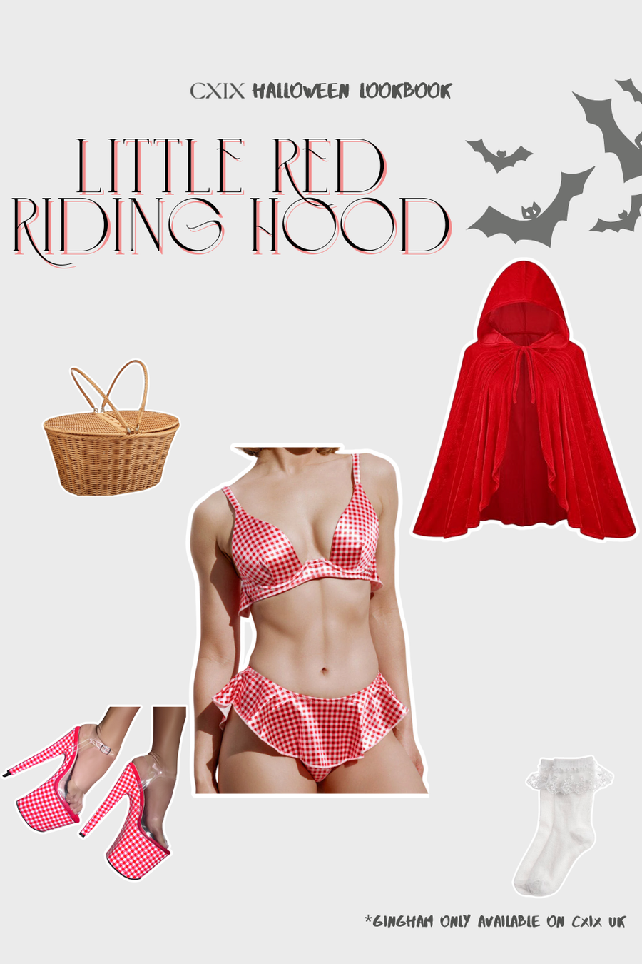 Gingham: Plunge Bra - LIMITED ED.