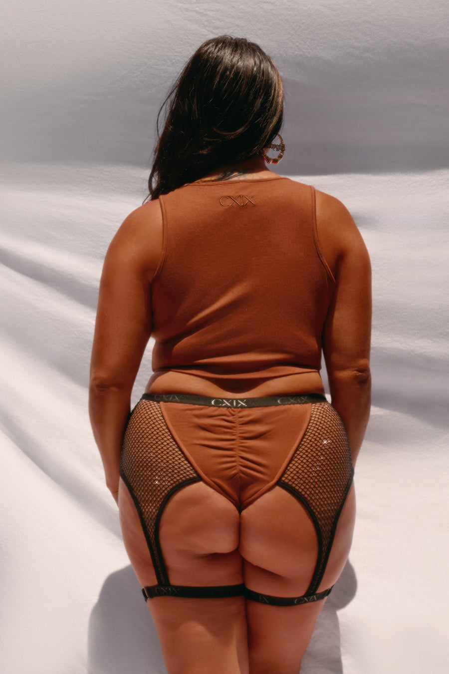 Bootyshake Bottoms - Decade Edition - Mocha with Black Rhinestones Anniversary Exclusive