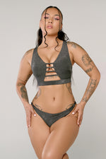 Vallonia Top - Black with Silver