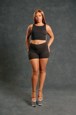 Lux Basix Midi Biker Shorts – Black