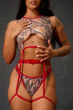 Garter Top - Manhunt - Red - LIMITED ED.