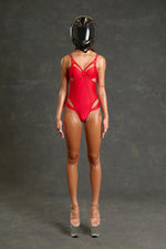 Turbo Bodysuit - Ferrari Red