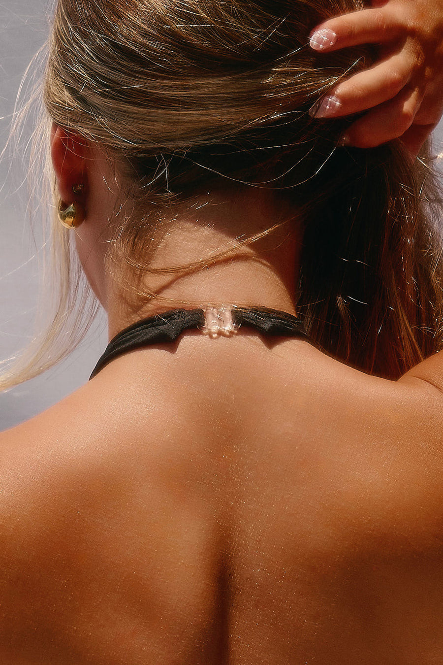 Diamond-drip Fantasy Choker Dress - Sparkle Black