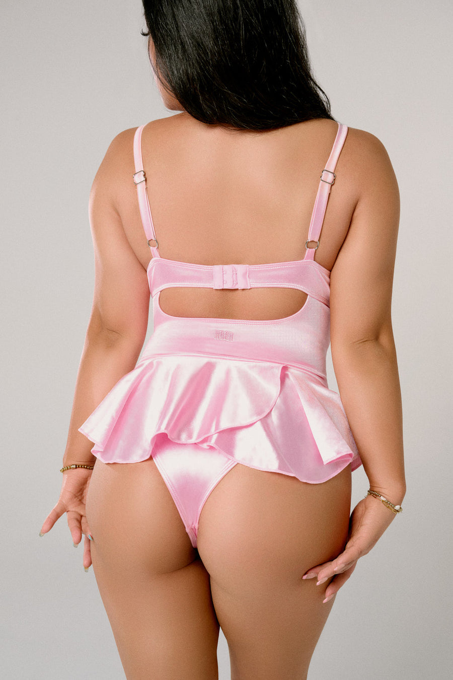 Pillowtalk: Bodysuit - Pink Satin