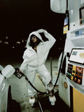 CREATURES IN THE CLUB: HONEY BUNZ ZIP HOODIE - MIST GREY/WHITE LIMITED ED.