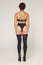 DollHaus Halter Bodysuit - Black