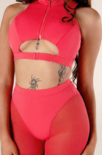 DollHaus Mesh Biker Shorts - Watermelon