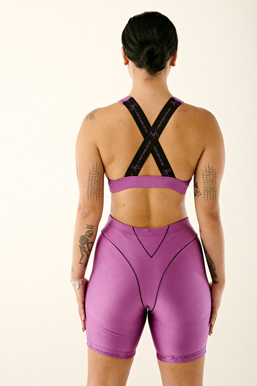 Haley Biker Shorts - Purple