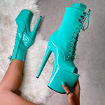 Minted 8 Inch Open Toe