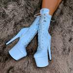 Sky High 7 Inch Closed Toe Boot Front