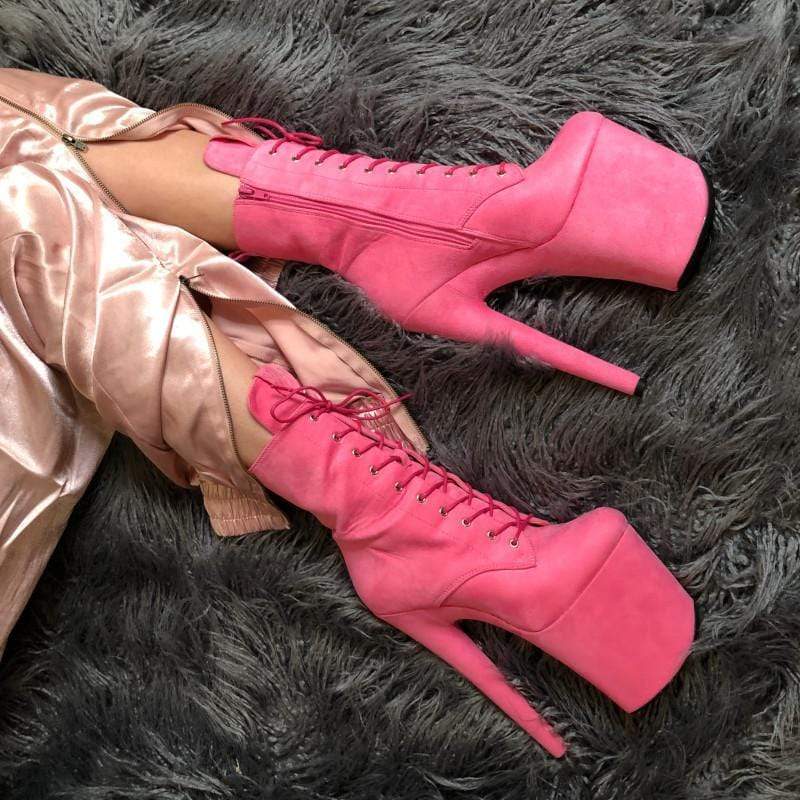 BabyDoll Pink - 8 INCH 8 inch boot