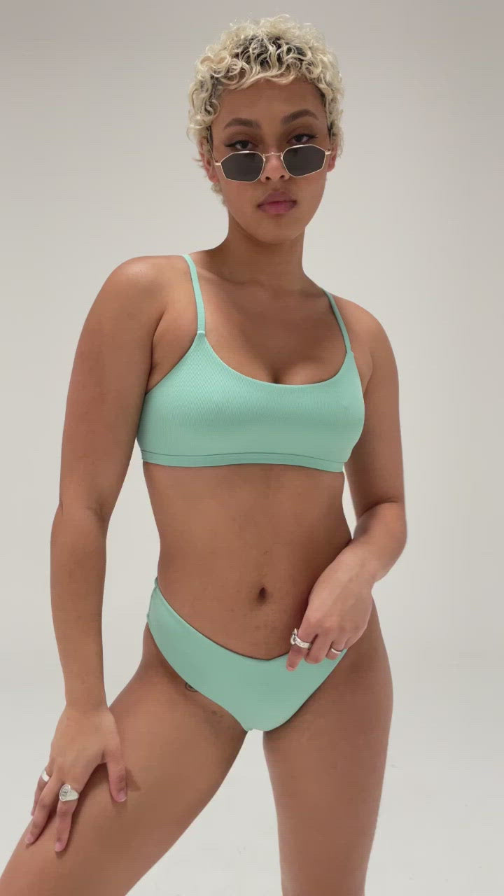 The Hills Top - Ribbed Mint