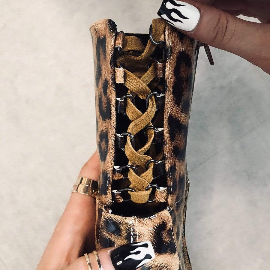 Empire Kicks Corset Leopard INCH – CXIX