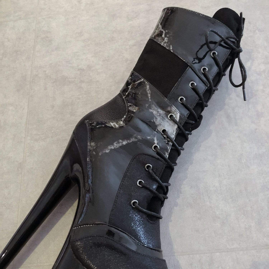 Empire Kicks Sneaker Black Marble  - 7 INCH 7 inch boot