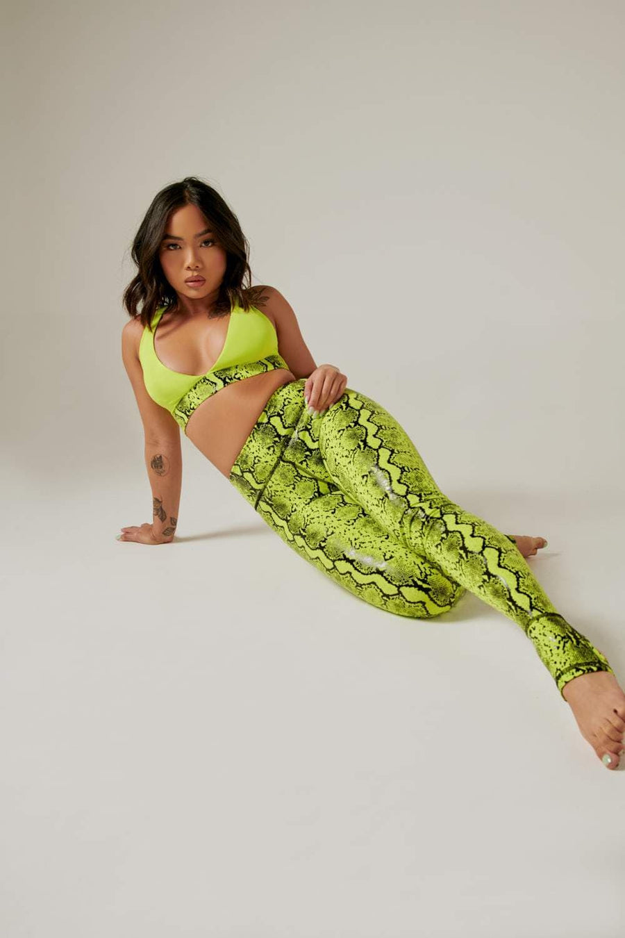 Gecko Grip™ Leggings: Slime Mamba leggings