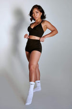 LuxLounge Booty Shorts - Black BOTTOMS