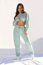 Oversized Jogger Bottoms - Sage Jogger bottoms