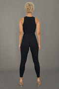 Stretch It Out Ribbed Crop - Black Top