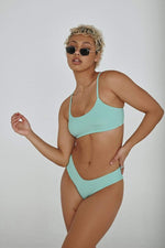 The Hills Top - Ribbed Mint Top