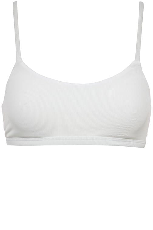 The Hills Top - Ribbed White Top