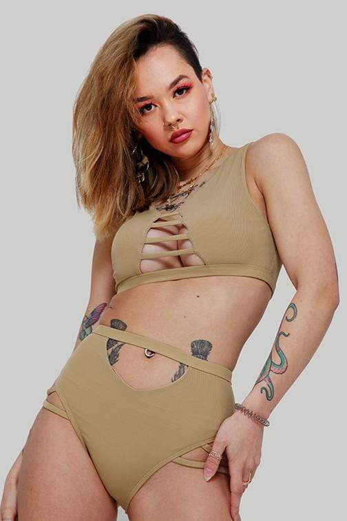 The Valley Bottoms - Ribbed Sand Shorts