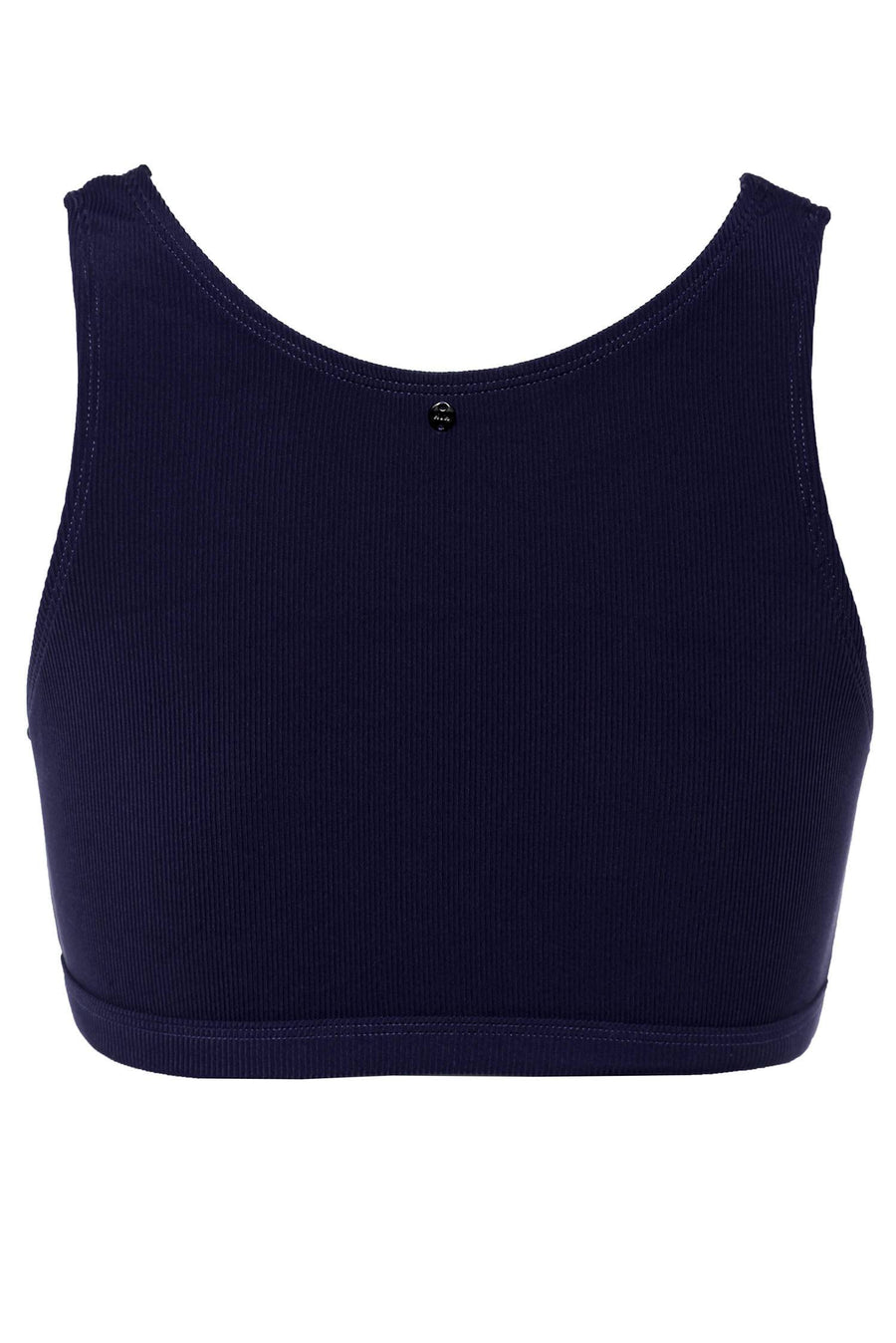 The Valley Top - Ribbed Navy Top