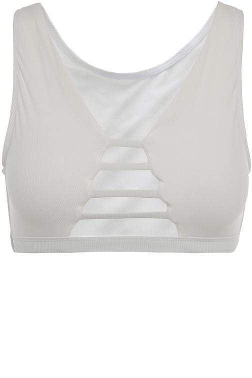 The Valley Top - Ribbed White Top