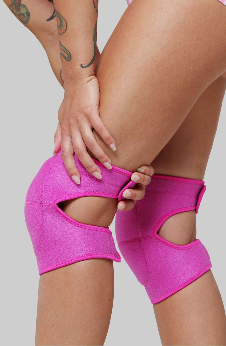 Velcro Knee pads: Pink Panther Knee Pads